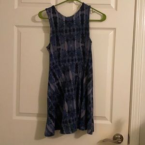 Vans blue tie dye skater dress